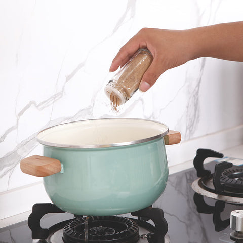 Dishwasher-safe glass jars; note lids and shaker tops require hand washing.
