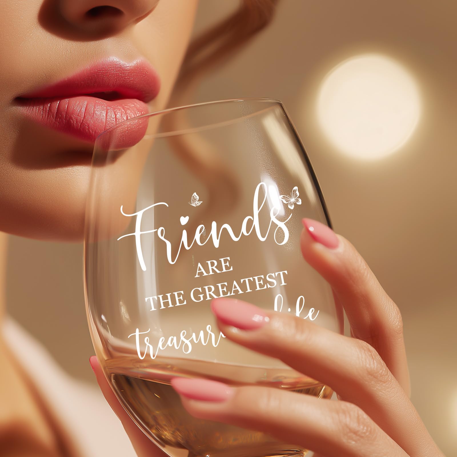 TIAOFENGZHEN best friend wine glass, a unique gift for women who have everything.