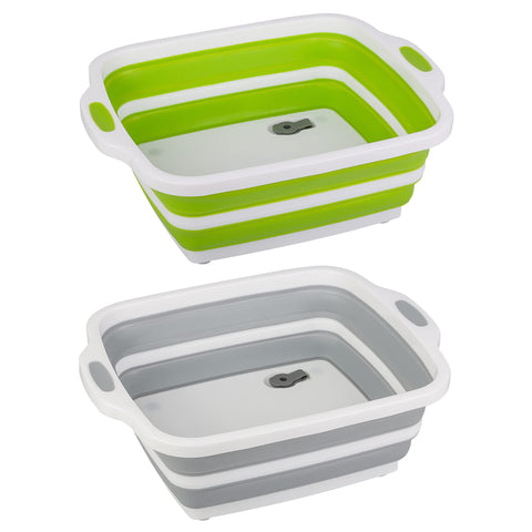 Tiawudi collapsible cutting board 2-pack folded for compact storage
