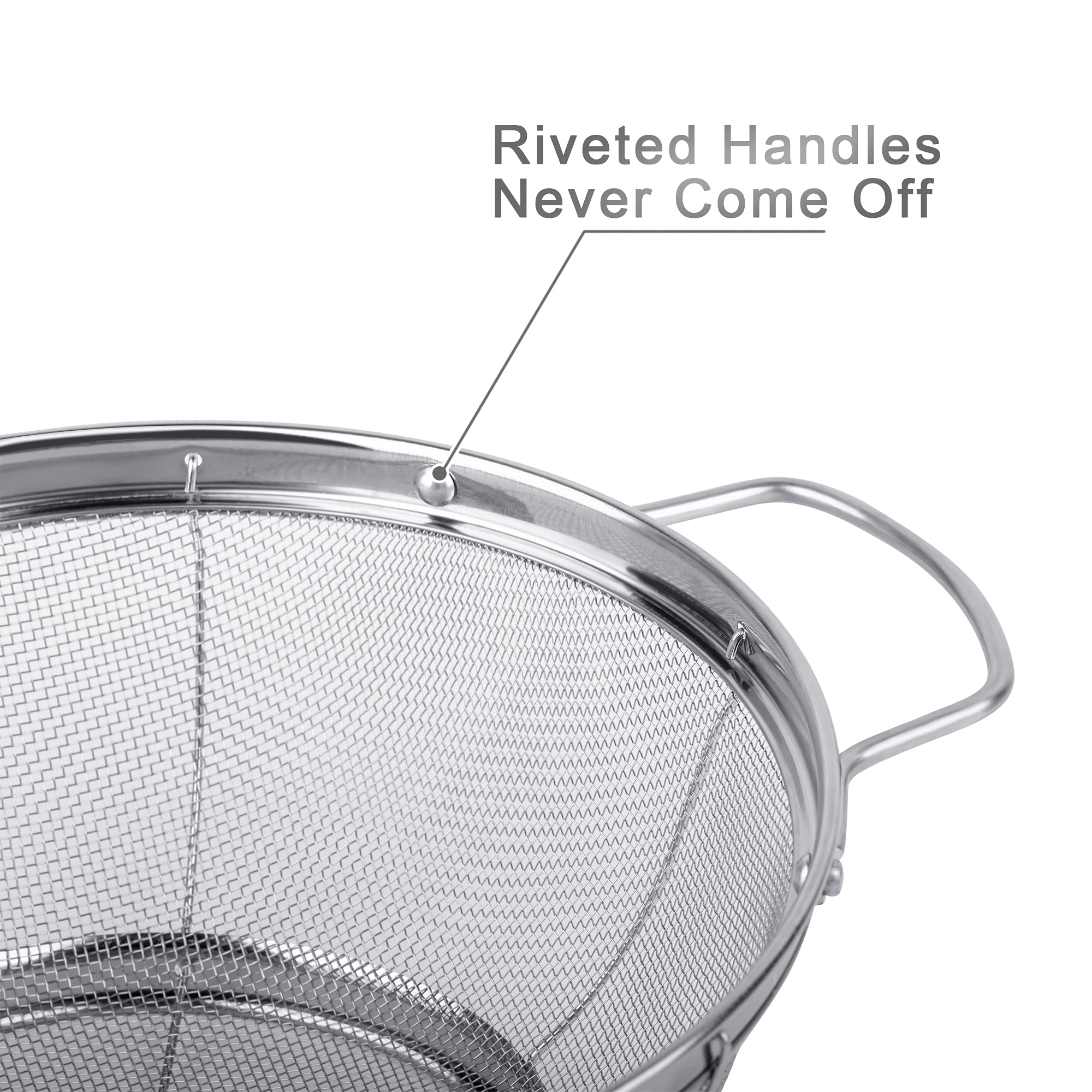 Tiawudi 3 qt colander for small-batch washing