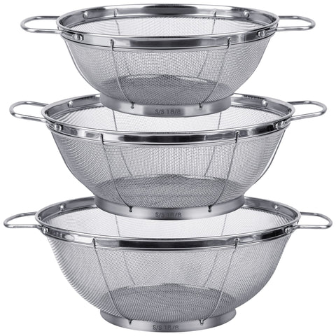 Tiawudi 5 qt colander for easy pasta draining