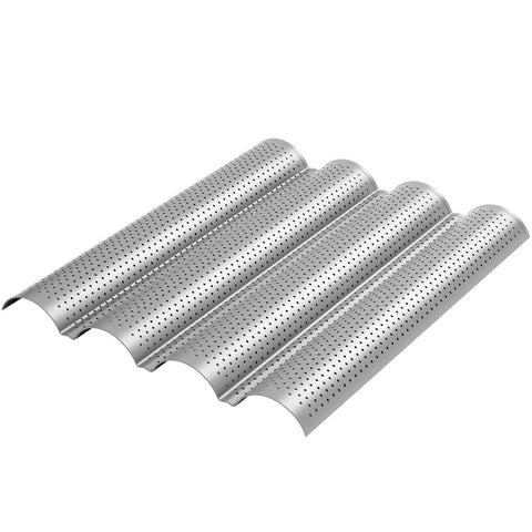 Tiawudi baguette pan heavy-duty carbon steel for durability and heat conduction.