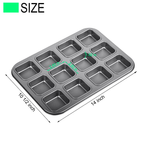 Tiawudi heavy-duty carbon steel bakeware with nonstick coating for easy release.
