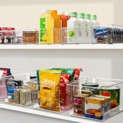 Tiawudi bins in kitchen cabinet demonstrating versatile storage