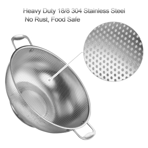 Tiawudi colander demonstrating dishwasher safe cleaning convenience