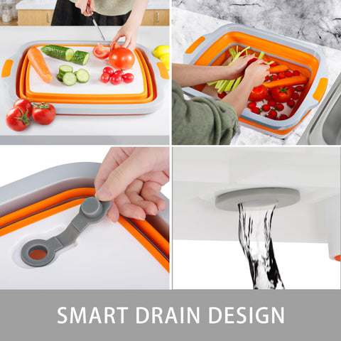 Tiawudi dish basin suitable for washing vegetables and fruit in one unit.