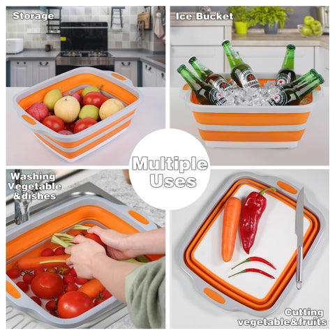 Tiawudi tub doubles as dish and produce washer