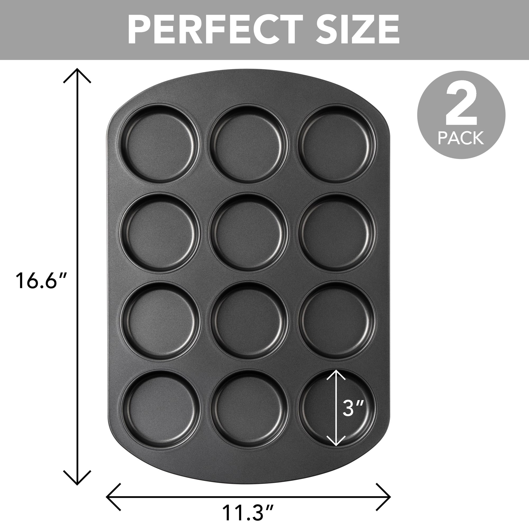 Tiawudi egg bake pan 3-inch cups ideal for fluffy breakfast eggs.