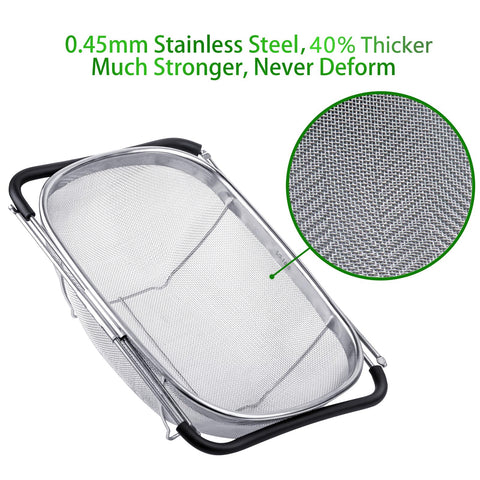 Tiawudi expandable rubber grip handles provide secure adjustment over most sinks