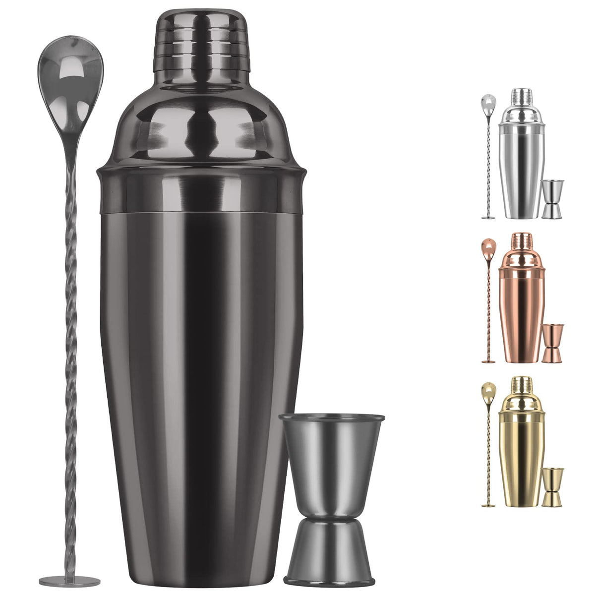 Tiawudi large 24oz shaker with built-in strainer for smooth, cold pours.