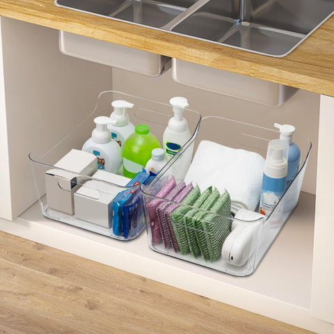 Tiawudi clear bin set backed by a lifetime guarantee.