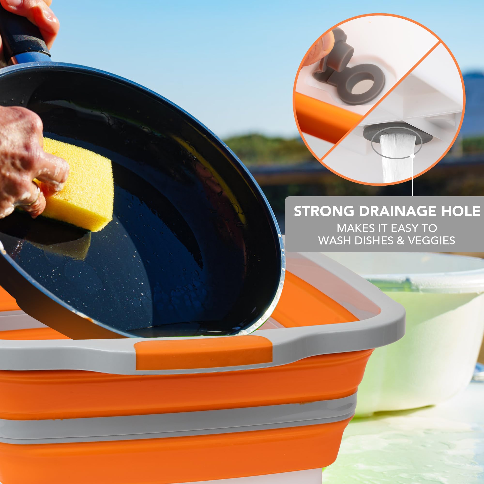 Tiawudi locking lid covers the tub during marinating to prevent spills