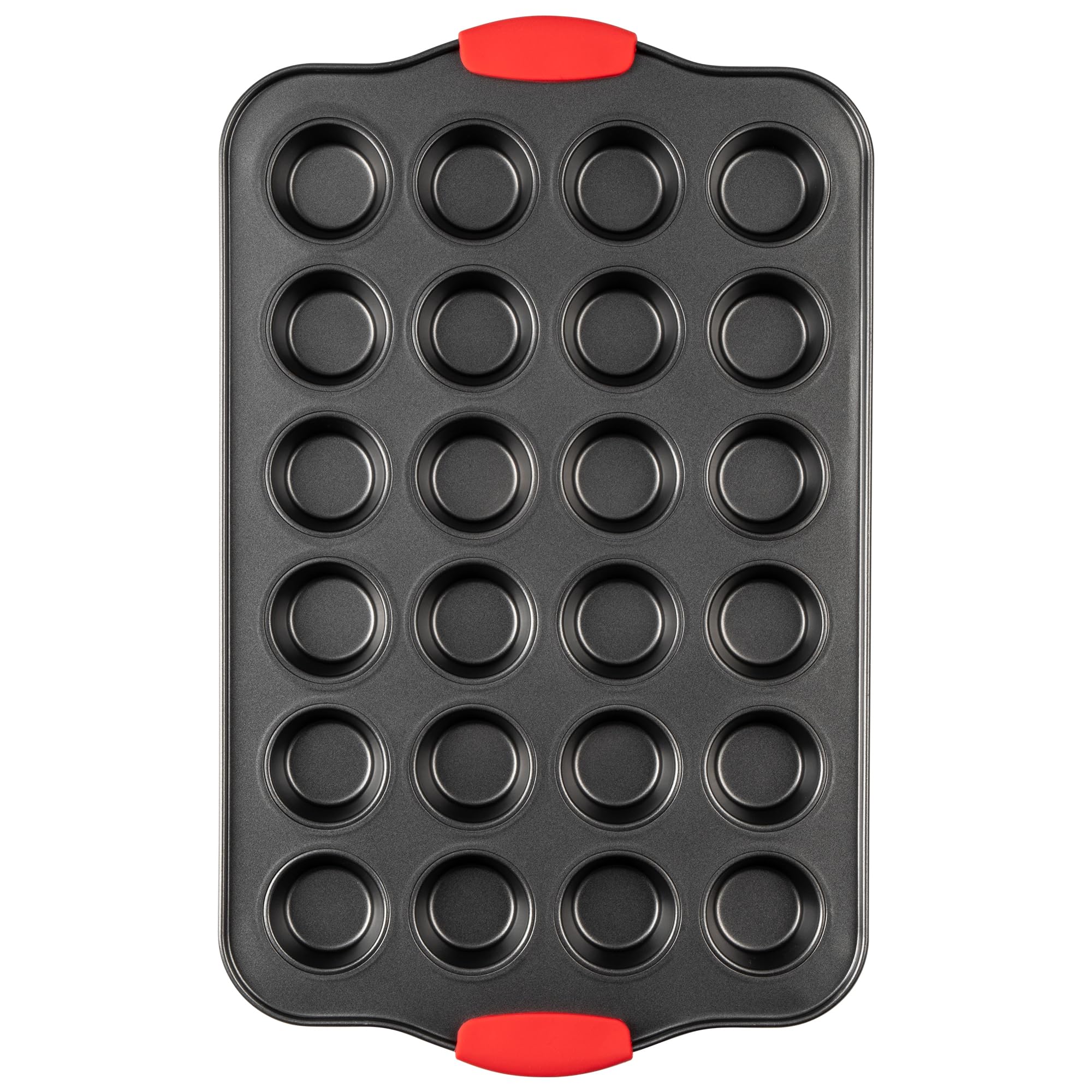 Tiawudi mini muffin pan 24-cup layout for quick, even-baked mini muffins