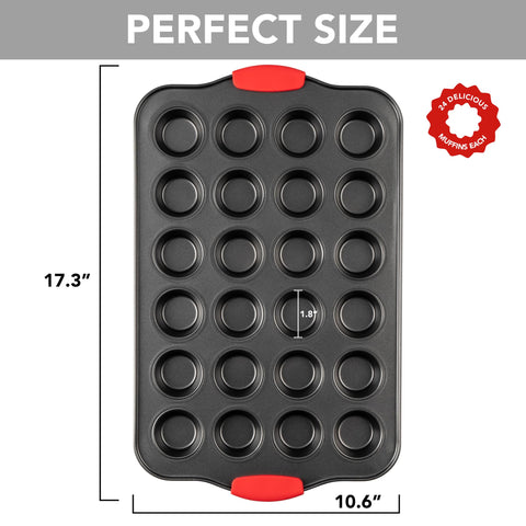 Tiawudi pan with silicone grip handles for safe oven transfer