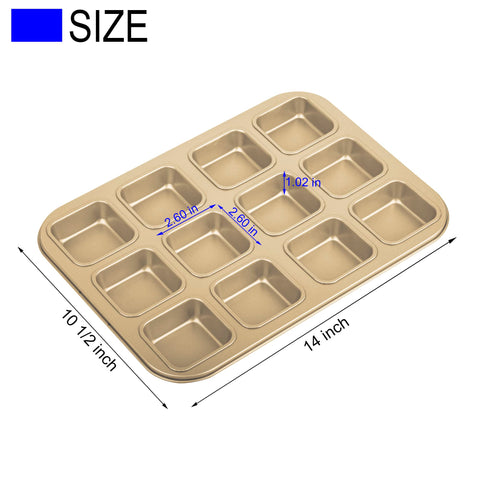 Tiawudi bakeware with non-stick coating for easy release and cleanup.