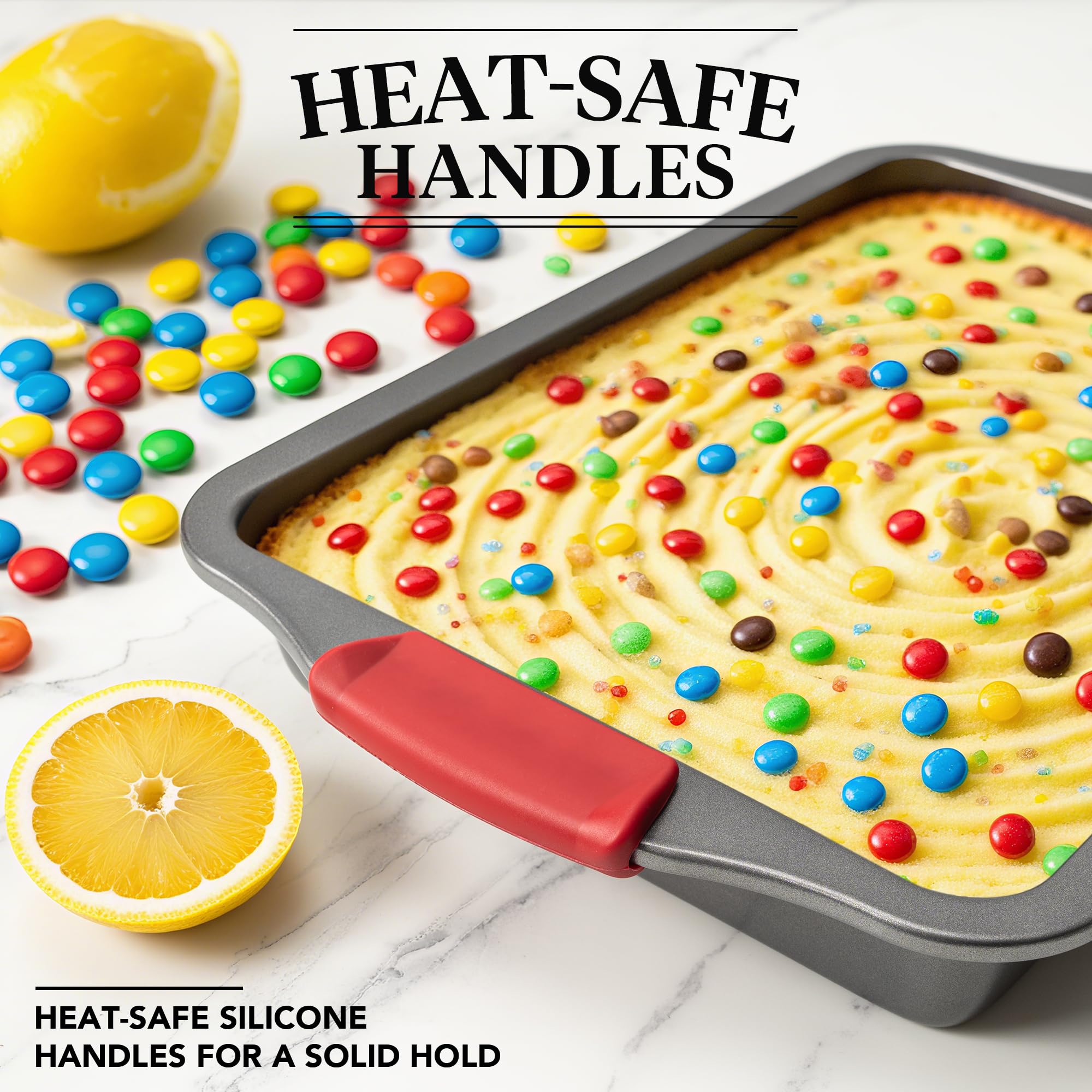 Tiawudi pan ideal for brownies, cakes, lasagna and vegetables.