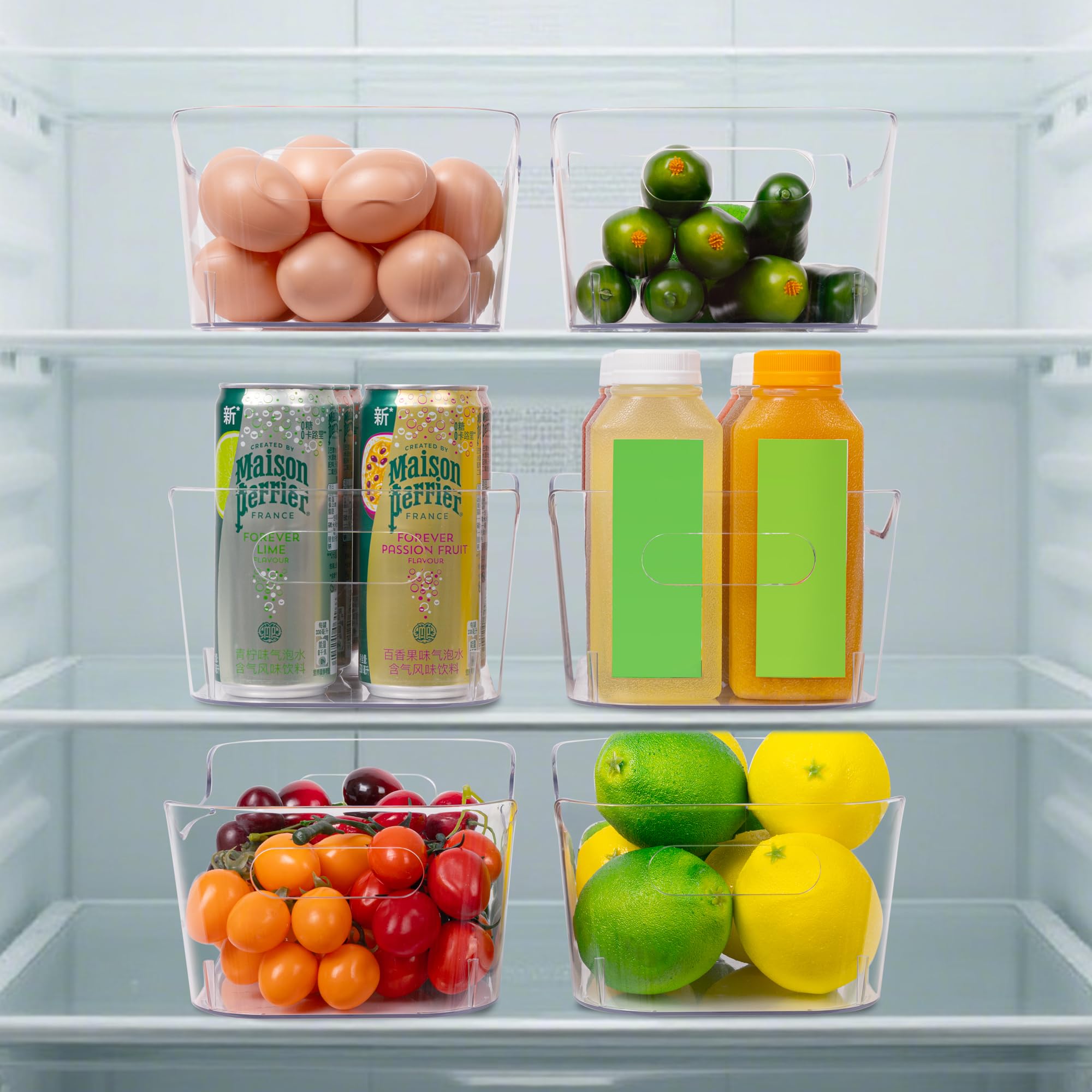 Tiawudi clear bin helps pantry organization and shelf tidiness