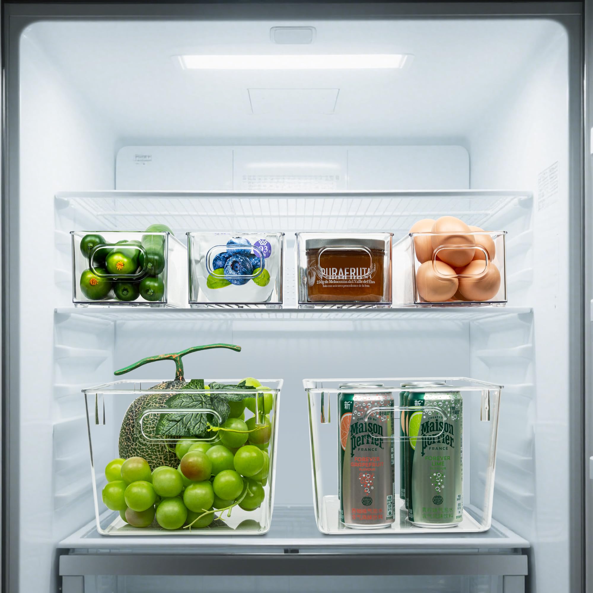 Tiawudi pantry organization bins on countertop for neat spaces