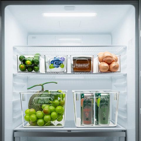 Tiawudi pantry organization bins on countertop for neat spaces