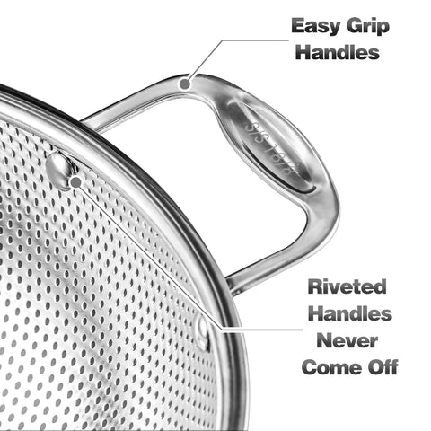 Tiawudi quick draining micro perforations for fast rinsing