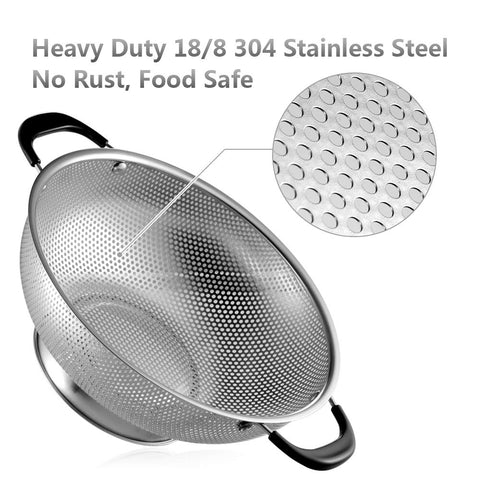 Tiawudi riveted heat-resistant handles provide a secure grip.