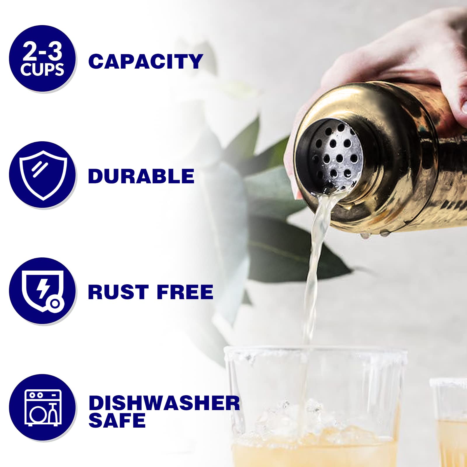 Tiawudi 18/8 stainless steel construction resists rust and lasts.