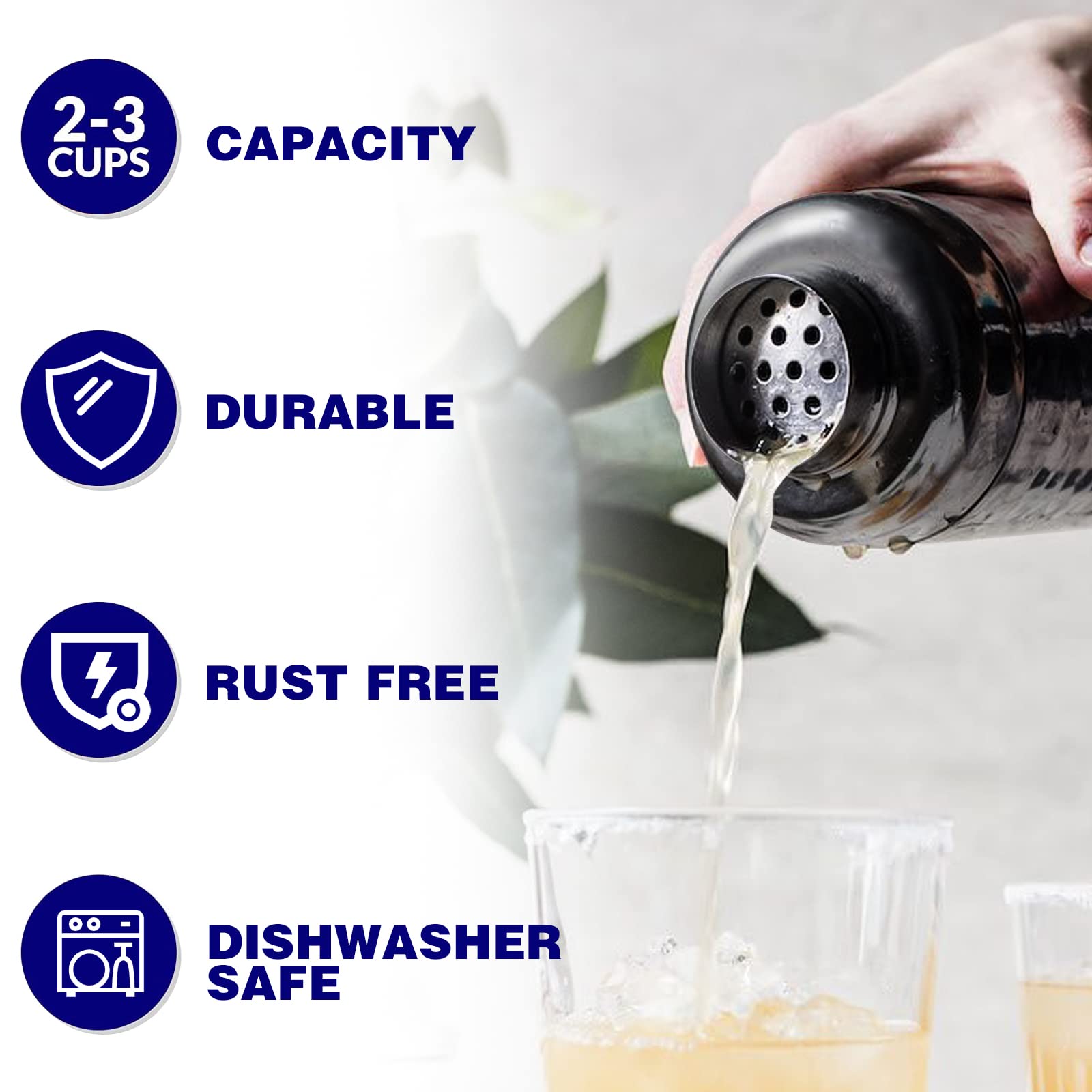 Tiawudi stainless steel 18/8 construction ensures durability and rust resistance.