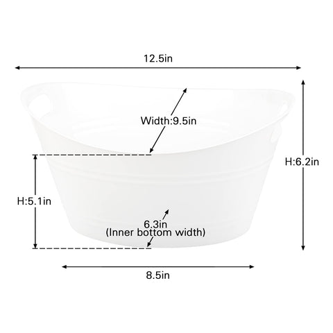 Tiawudi storage tub with handles for easy transport.