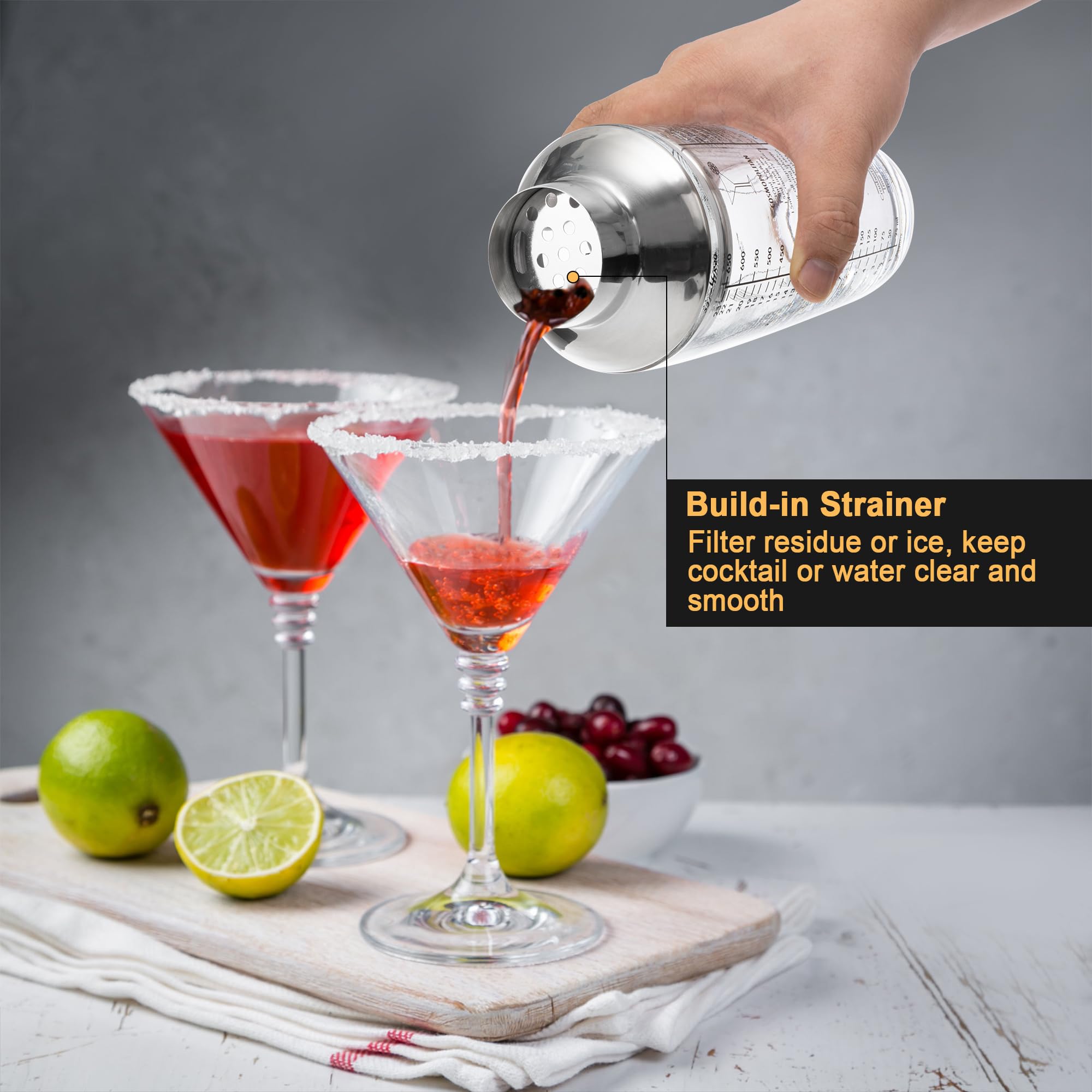 Tiawudi twisted bar spoon and fork for stirring and garnishing.