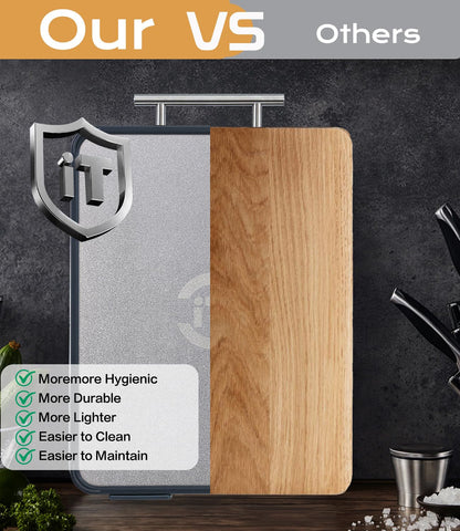 Tibbicc 14.5x11 inch board suits daily kitchen tasks