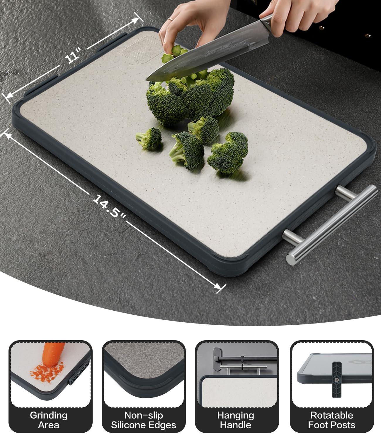 Tibbicc non-porous surface cleans easily with rinse and wipe