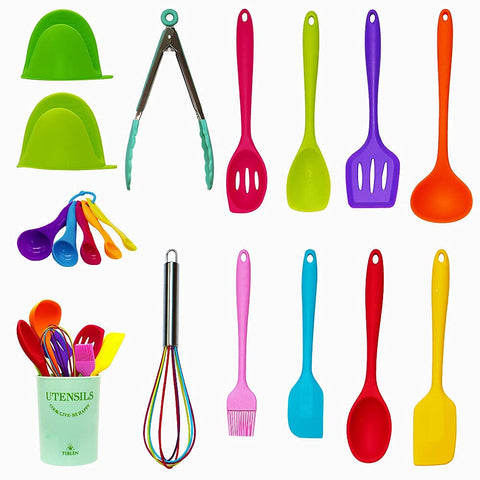 TIBLEN utensil holder keeps tools organized and accessible.