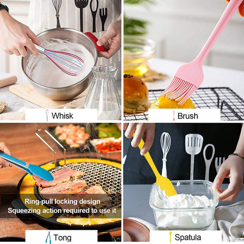 TIBLEN slotted spoon and turner handling high heat without scratches.