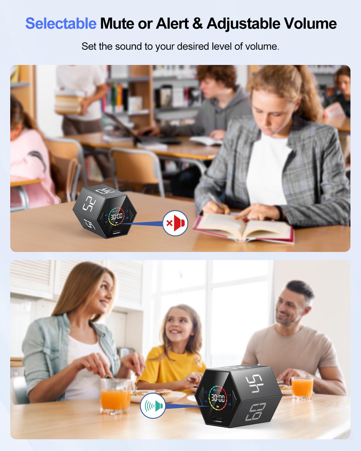 Ticktime weighs only 2.2 ounces, slipping into pockets or bags easily.