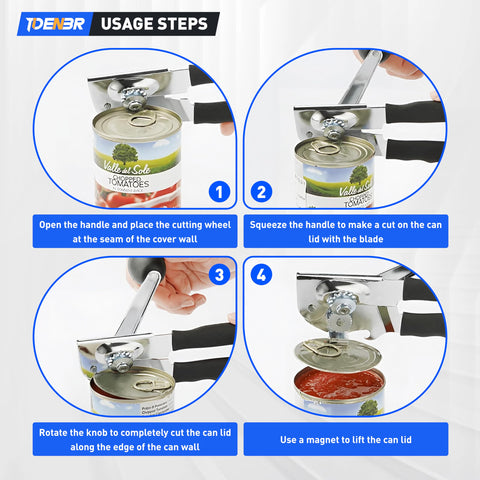 TIDENBR built-in magnet safely lifts the lid after cutting.