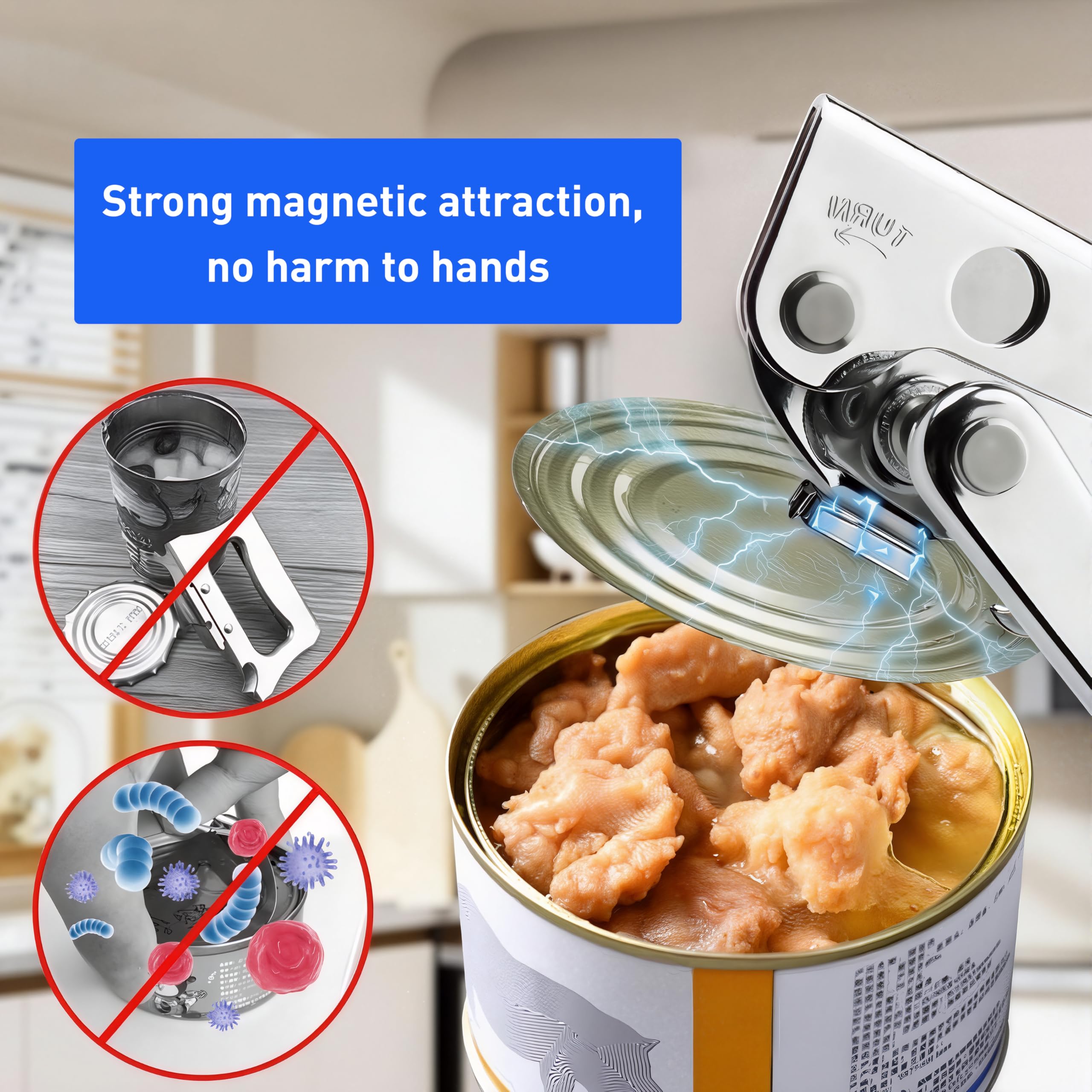 TIDENBR soft-grip handle and knob improve comfort and control.