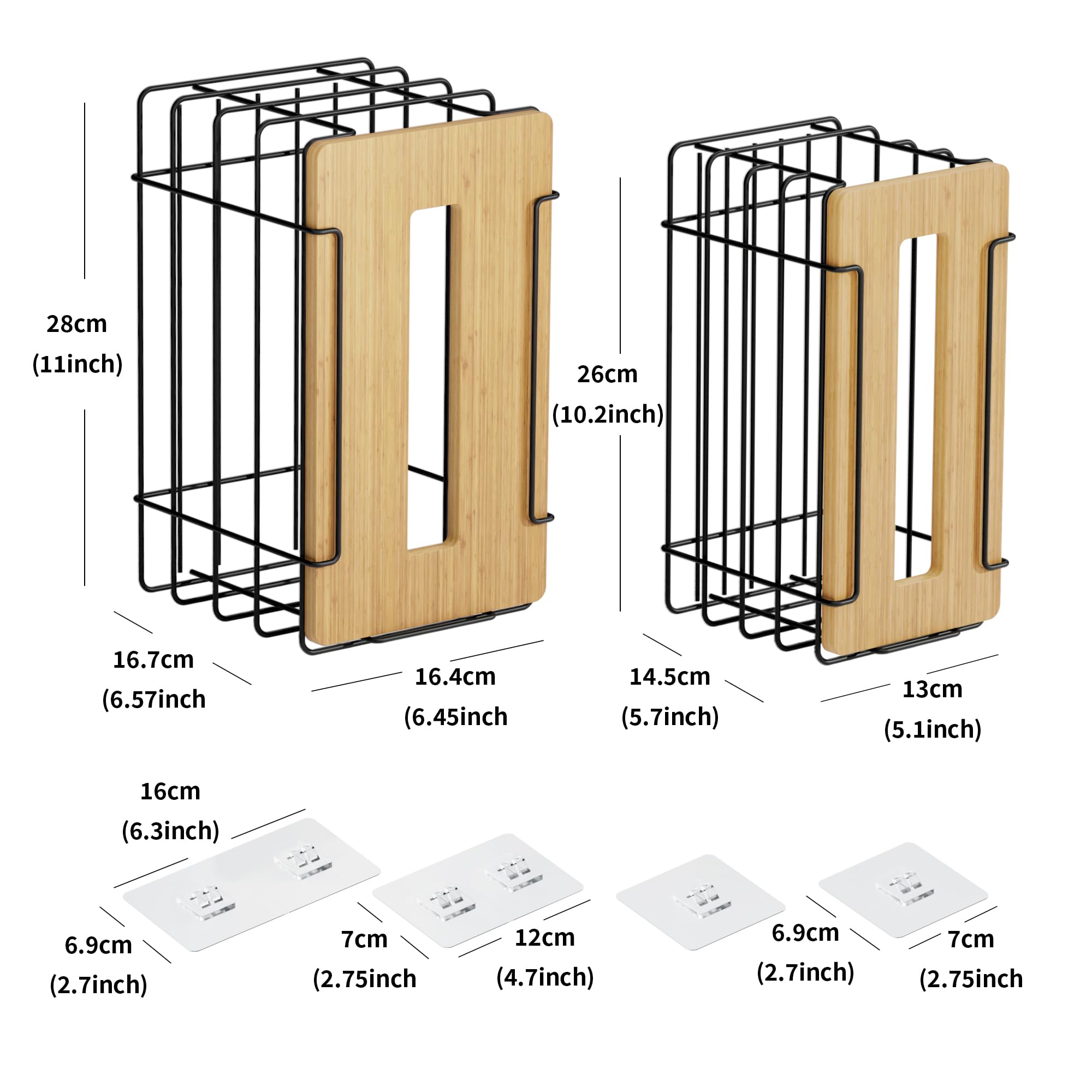 Tidiiabode bag holder in pantry keeps bags tidy and easily reachable.