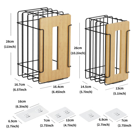 Tidiiabode bag holder in pantry keeps bags tidy and easily reachable.