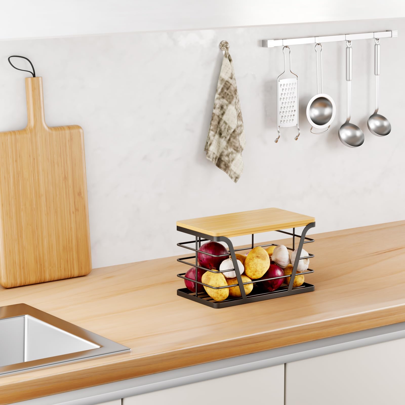 TIDIIABODE kitchen bag storage for quick, organized bag access.