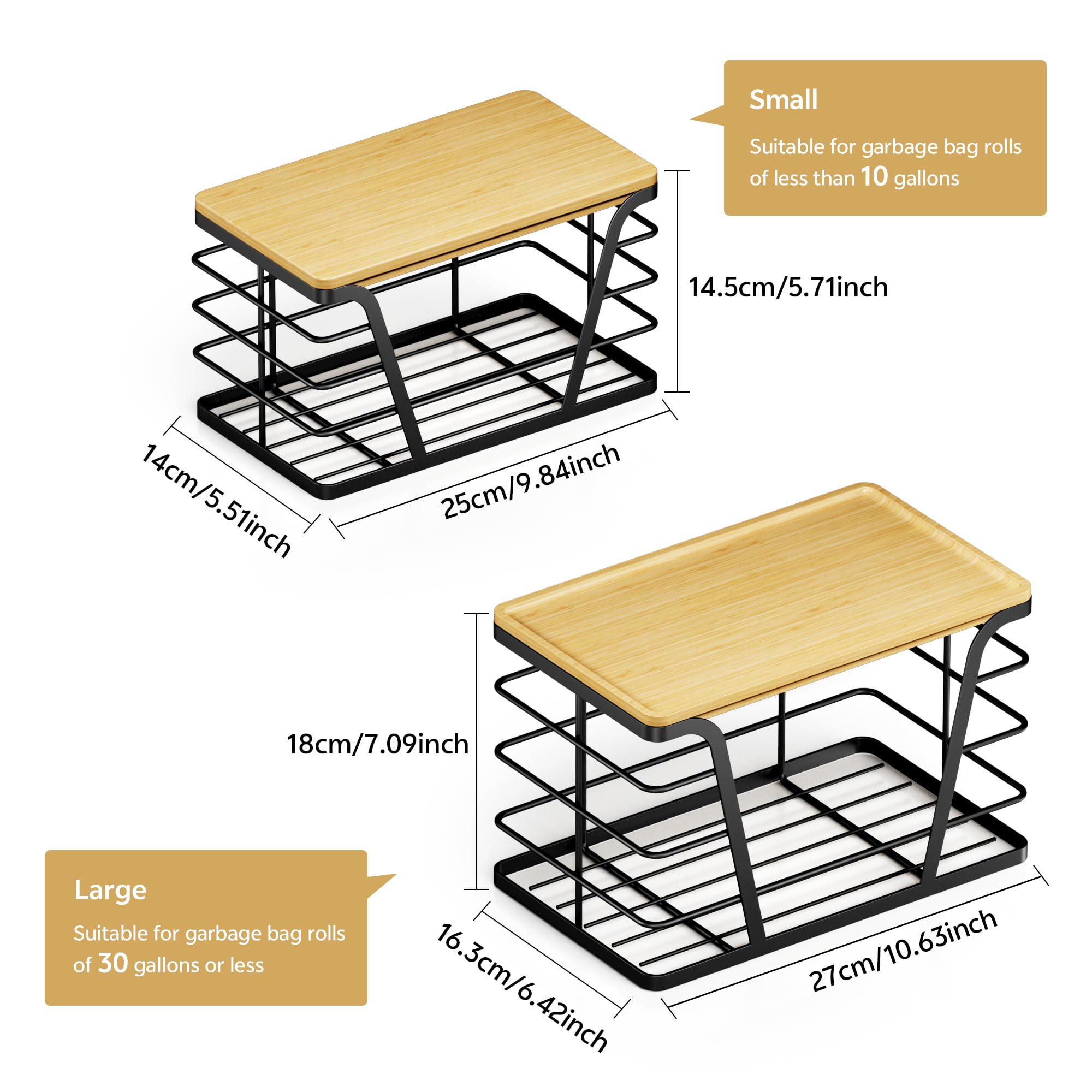 TIDIIABODE large-stackable-organizer showcasing space-saving storage for pantry or laundry areas.