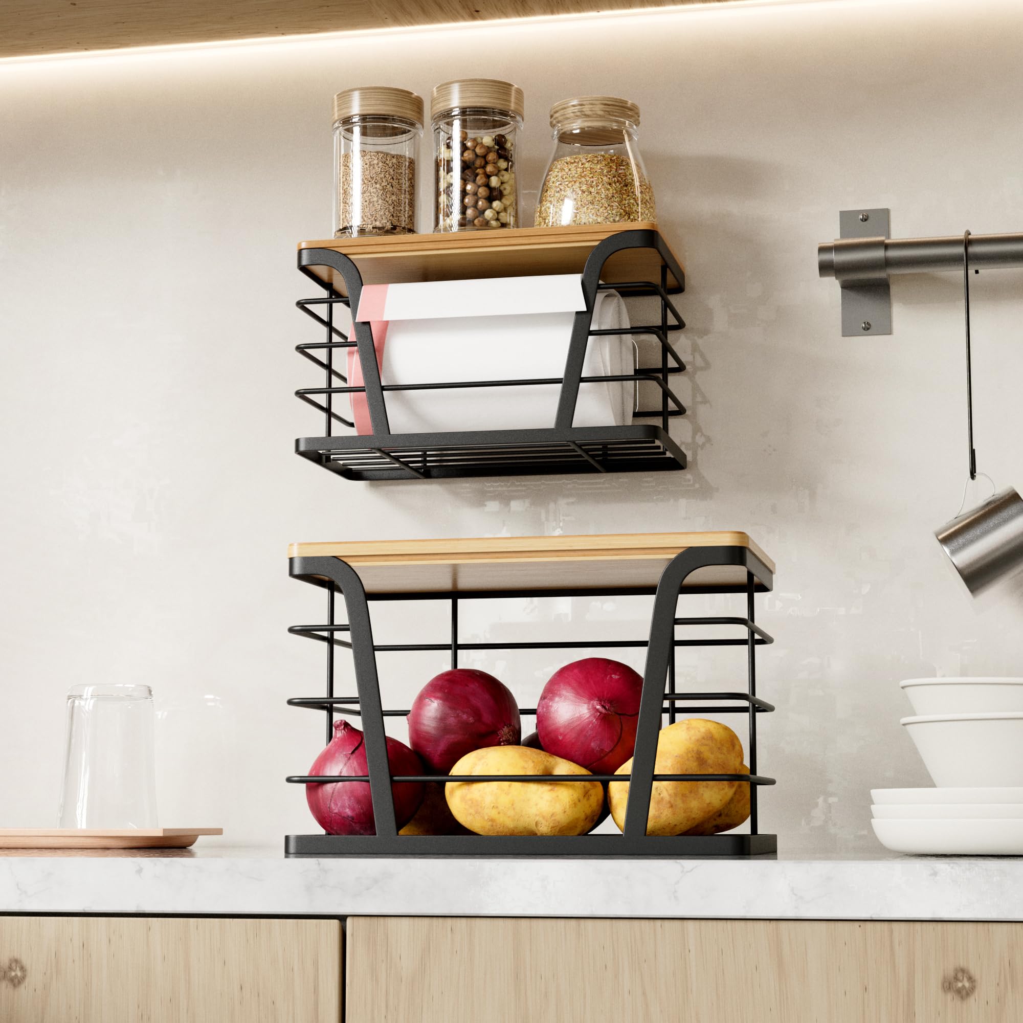 TIDIIABODE pantry-laundry-use illustrates versatile organization in kitchens and laundry rooms.