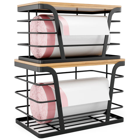 TIDIIABODE small-stackable-organizer for compact under-sink storage and clutter control.