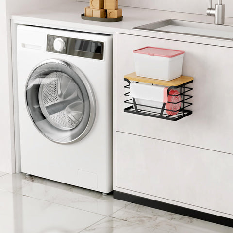 TIDIIABODE organizer keeps under-sink spaces tidy and accessible.