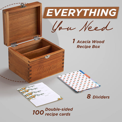 Tidita 4x6 recipe cards pack uses thick stock for durability.