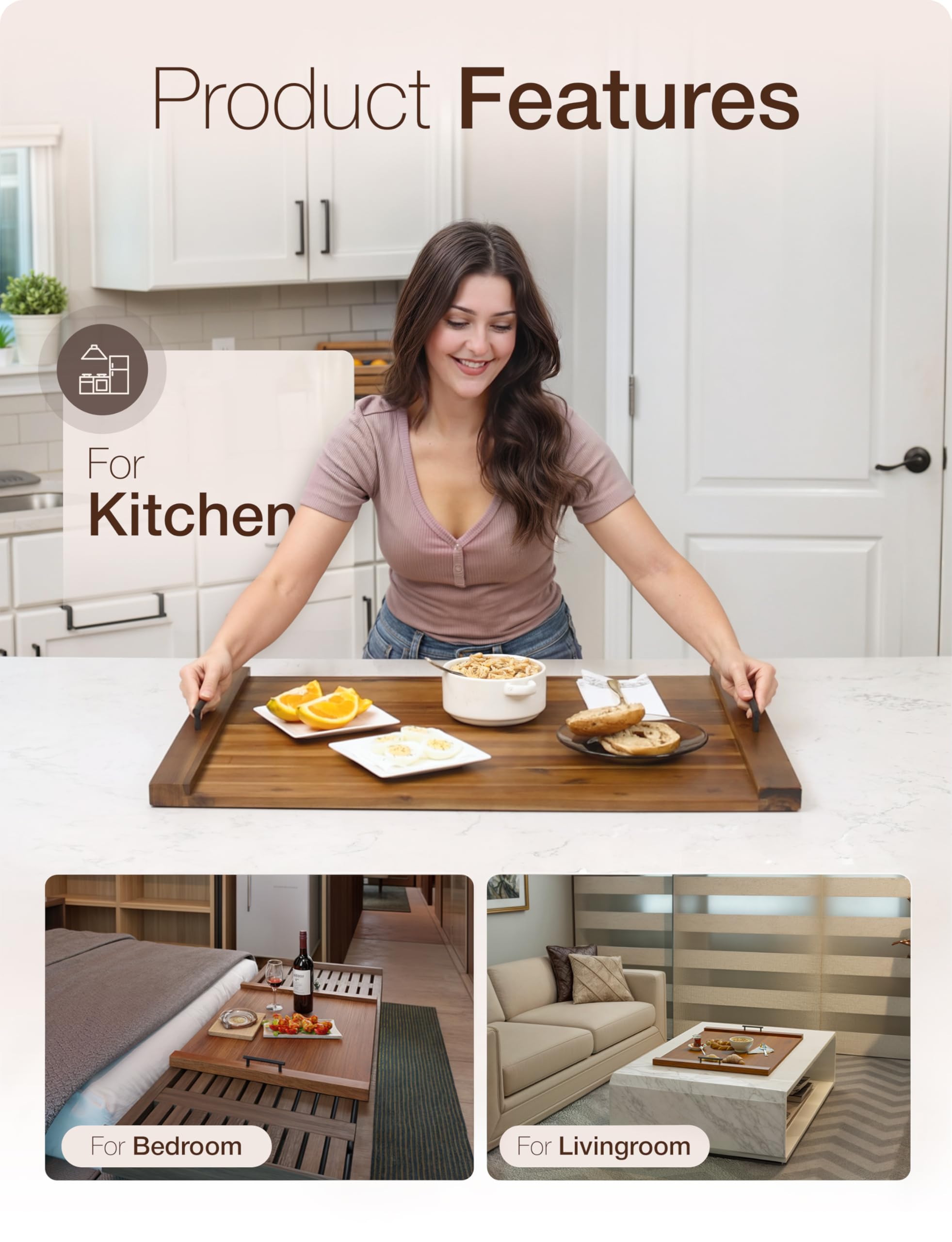 Tidita kitchen accessory blends practicality with durable, long-lasting wood construction.