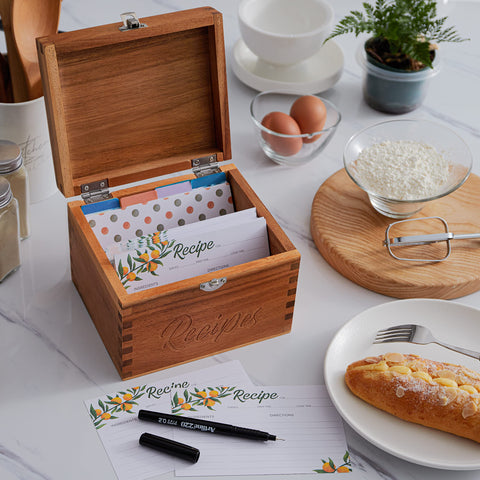 Tidita gift-ready recipe box ideal for thoughtful cooks.
