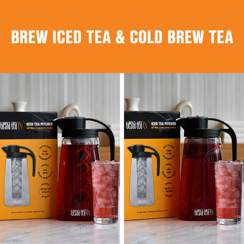 Tiesta Tea dishwasher-safe pitcher for quick cleanup after steeping