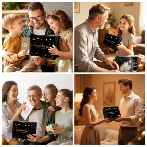 Tifeson gift box enhances the presentation of the set