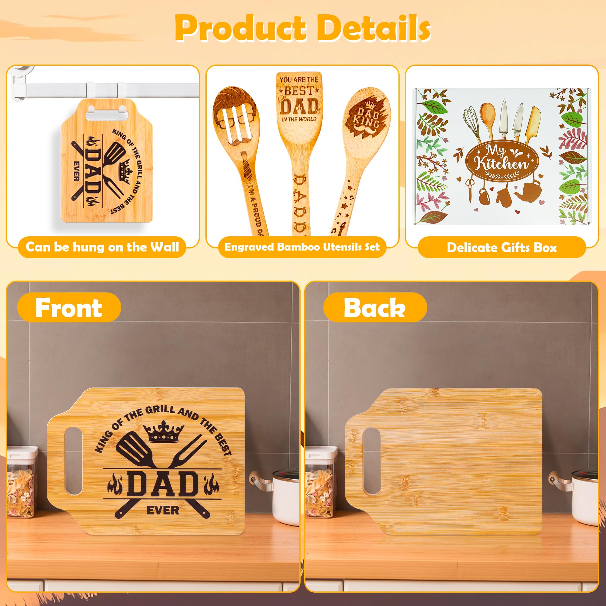 Tifeson bamboo utensils like ladle spatula and colander blend practicality with style.