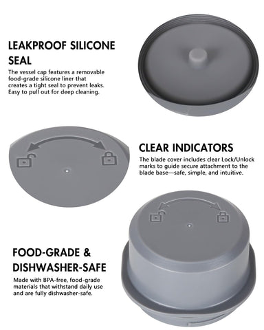 Tiga accessories are dishwasher-safe for quick cleanup.